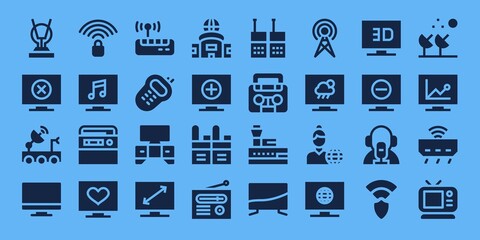 antenna icon set