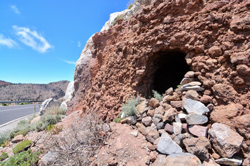 Desert valley landscape , digitally created image