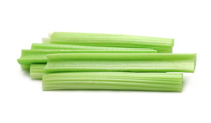 celery isolated on white background