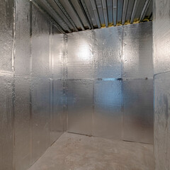 Square Internal cold room in a residential house