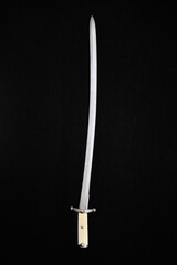 Saber on black background