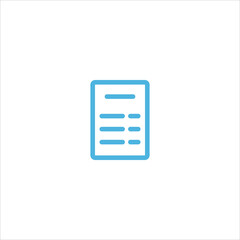 paper document icon flat vector logo design trendy