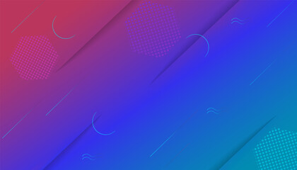 Geometric colourful background. Abstract backdrop design. Gradient colour triangle and pentagon.