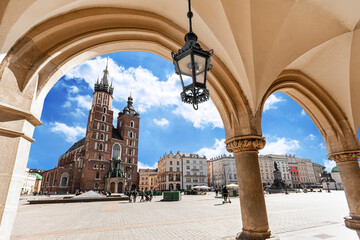 Fototapeta The Krakow Main Square Old Town, Poland obraz