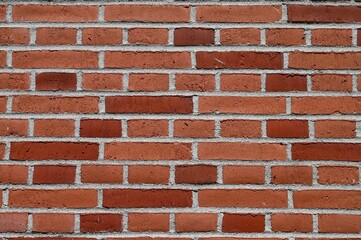 Brick wall background horizontal, texture.