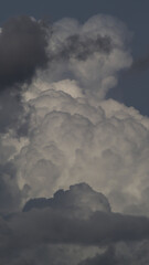 Cumulus imposant, bourgeonnements prononcés