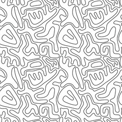 Abstract doodle pattern. Ideal for background, wallpaper, textile, backdrop, wrapping paper, print. Pattern design