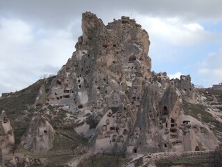Artificial windows on natural rocks