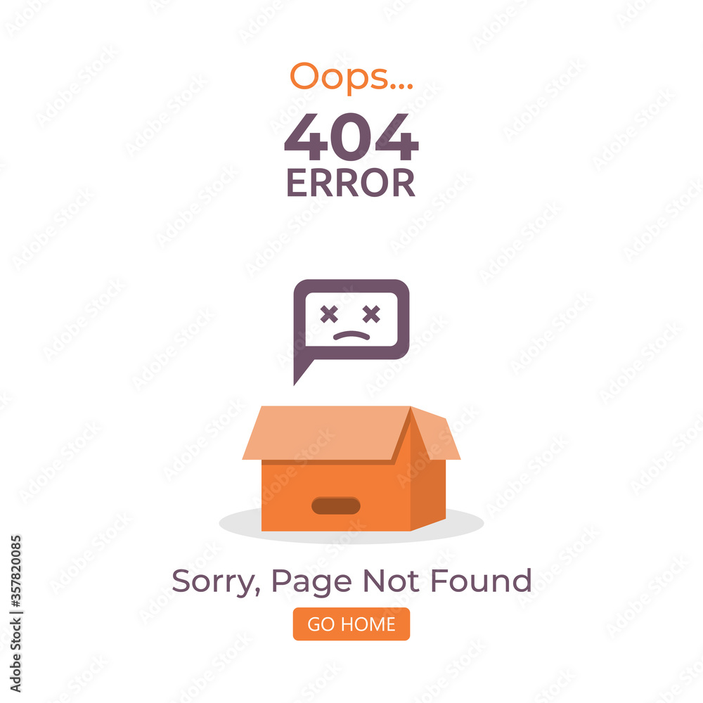 Poster error 404 concept. for website elements and business template. website under construction and mainte