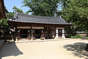 Obraz premium 한국 경기도 용인시 한국민속촌 입니다