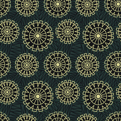 Abstract flat seamless pattern. Ideal for background, wallpaper, textile, backdrop, wrapping paper. Pattern design.