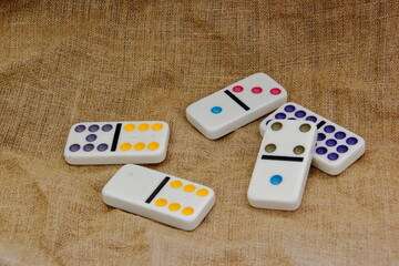 dominoes in a row