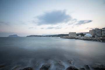 Moraira  beach Mediterranean coast Alicante Spain