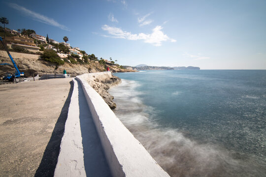 Benissa beach Mediterranean coast Alicante Spain