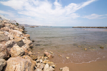Estany o stany lake in Cullera Valencia Spain