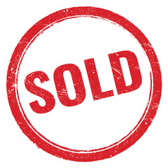 SOLD red grungy stamp.