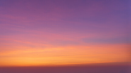 Naklejka na ściany i meble Purple sunrise sky - replacement sky