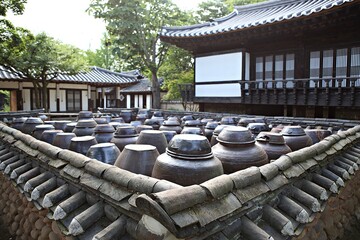 한국 경기도 용인시 한국민속촌입니다