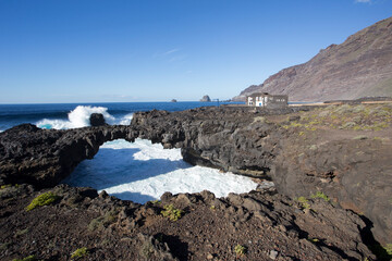 Punta Grande hotel in Frontera El Hierro Canary islands Spain It holds the world record for ‘smallest hotel in the world’