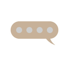Typing in a chat bubble icon.Speech bubble icon.Concept of SMS/chat. text message vector icon, speech bubble symbol.