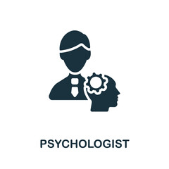 Psychologist icon. Simple element from psychology collection. Creative Psychologist icon for web design, templates, infographics and more