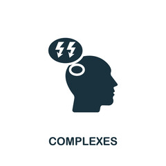 Complexes icon. Simple element from psychology collection. Creative Complexes icon for web design, templates, infographics and more