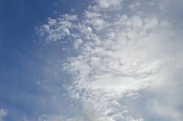 blue sky with clouds