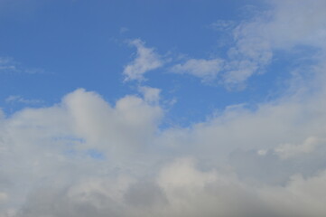 blue sky with clouds