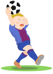 サッカー　スローイン