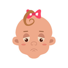 Fototapeta premium Baby facial expression