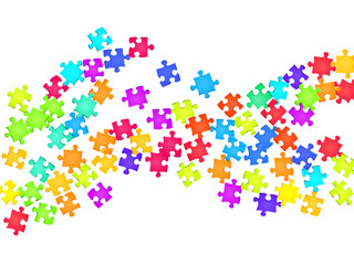 Business mind-breaker jigsaw puzzle rainbow 