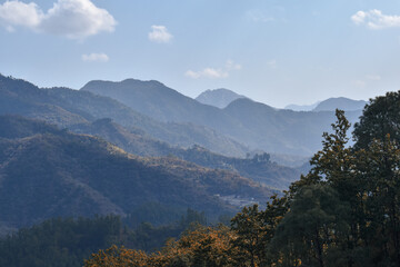 Fototapeta premium mountain landscape with clouds