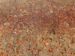 Rusted the surface as a background