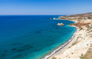 Fototapeta na wymiar A beach near Salamis - Cyprus