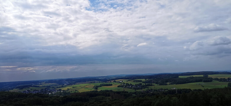 Panorama Bergisches Land in Nordrhein Westfalen