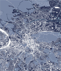 map of the city of Lviv, Lviv Oblast, Ukraine