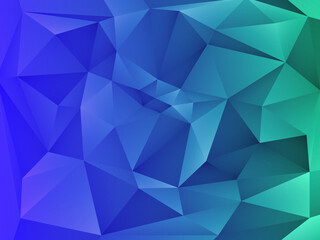 Obraz premium Abstract white background with triangular polygons