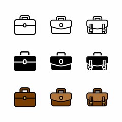 Briefcase Icon : Suitable for Office Theme, Business / Finance Theme, Education Theme, Infographics and Other Graphic Related Assets.
