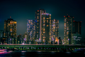 Fototapeta na wymiar 東京都中央区の高層ビル群のイメージ