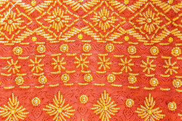 Thailand cloth colorful style surface  used as a background