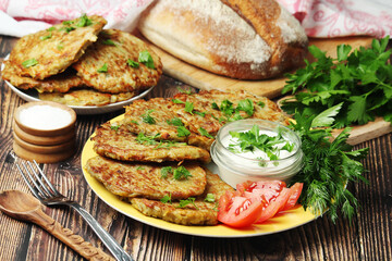 Draniki - a national dish of Belarus