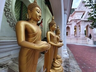 Buddha statue in  Nakhonpathom Thailand.
