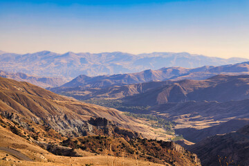 Plakat Beautiful Landscape at the Selim Pass in Armenia.