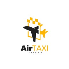 Airplane taxi logo transportation © vectorboom