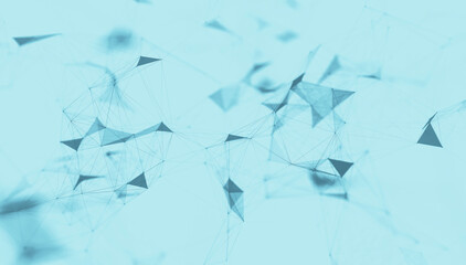 Abstract polygonal space low poly dark background