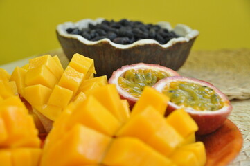 Mango passionfruit Thai fruit 