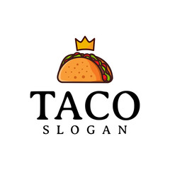 Taco Logo Design Vector, Fast Food, Restaurant And Cafe Symbol