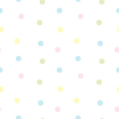 Seamless background with multicolored peas. Vector illustration