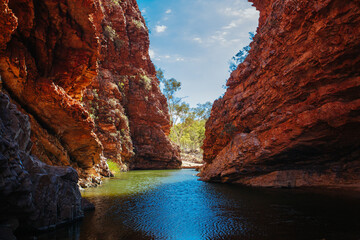 Fototapeta na wymiar Simpsons Gap near Alice Springs in Australia