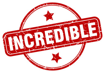 incredible grunge stamp. incredible round vintage stamp